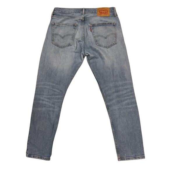 Levi’s 512 Slim Taper Jeans 32x29 Light Wash Y2K Grunge - Picture 2 of 6